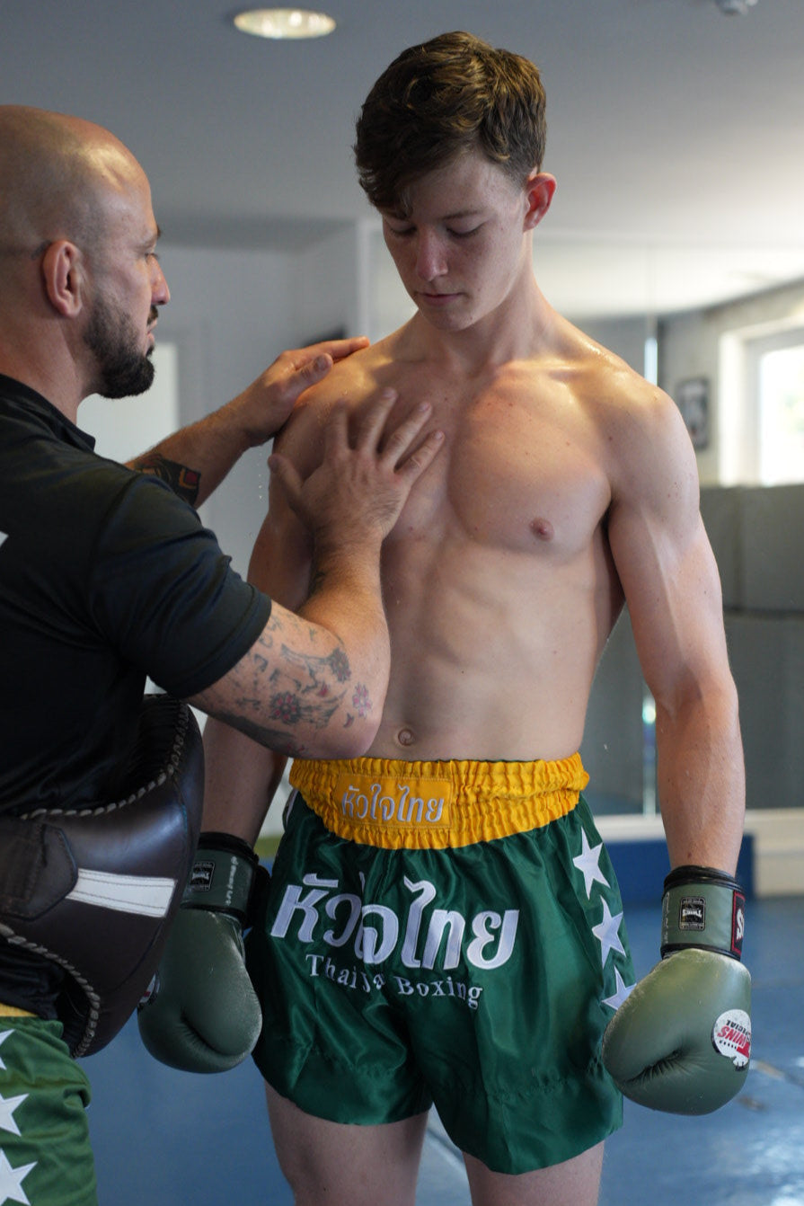 Traditional Muay Thai Shorts - Green