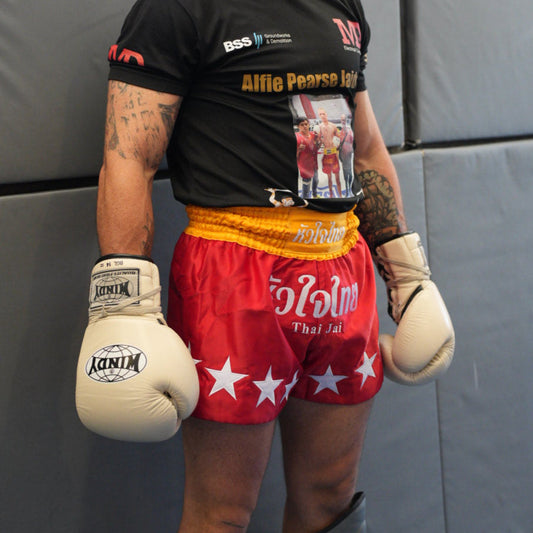 Traditional Muay Thai Shorts -Red