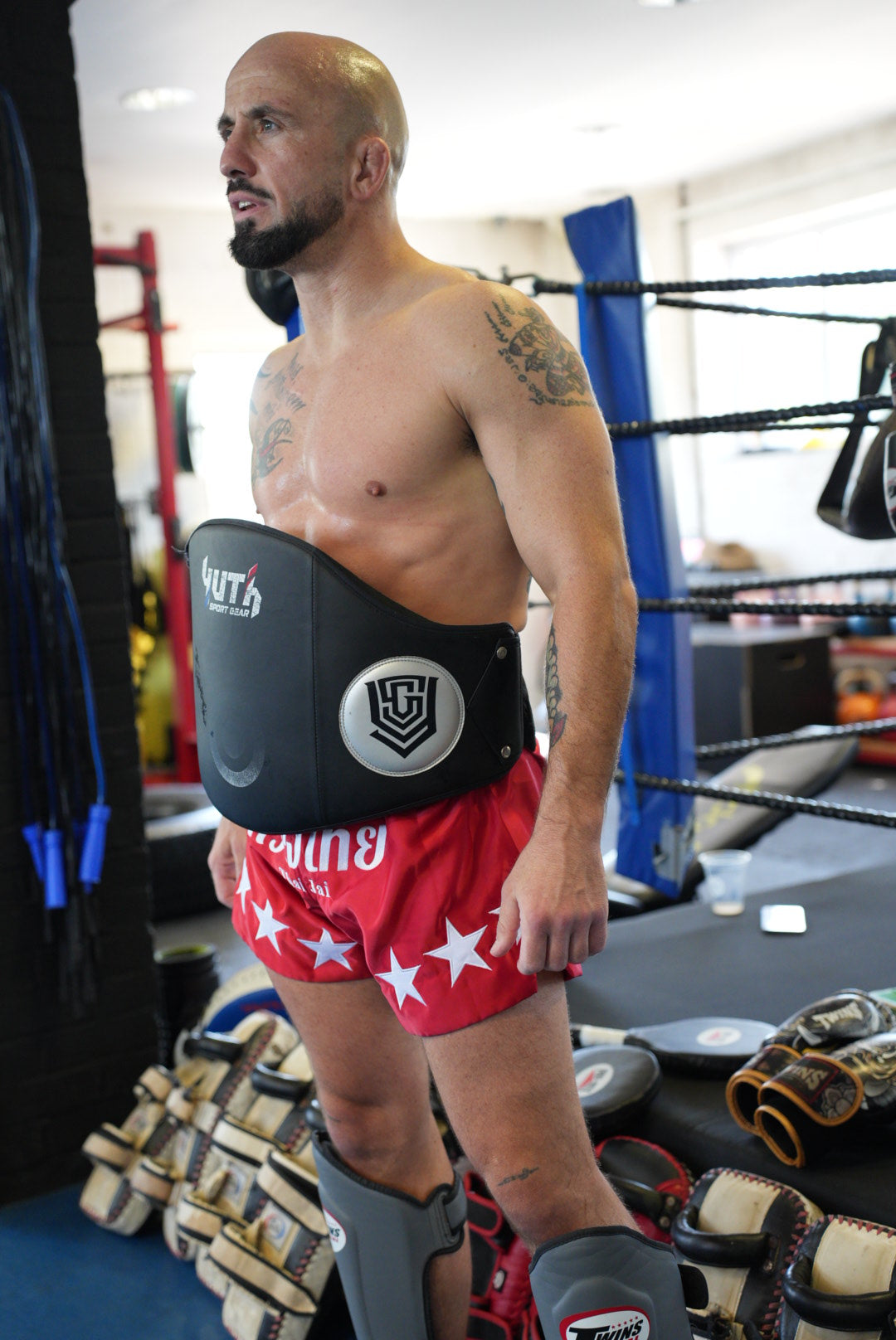 Traditional Muay Thai Shorts -Red