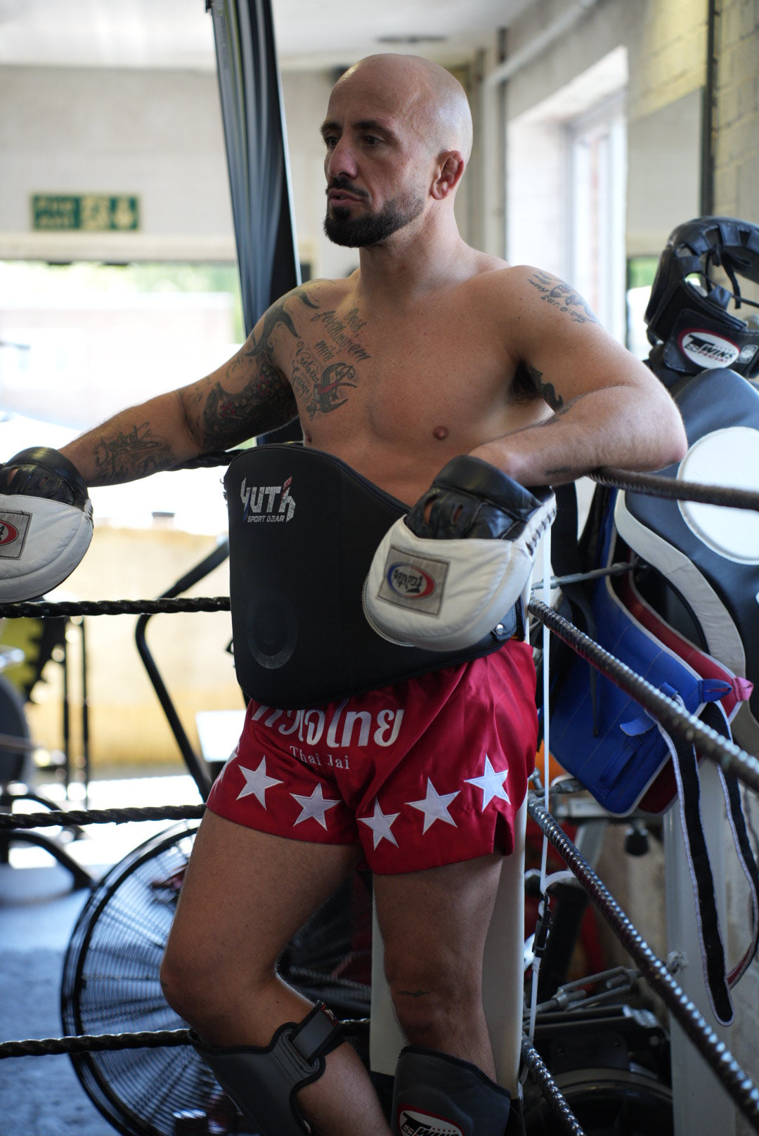 Traditional Muay Thai Shorts -Red