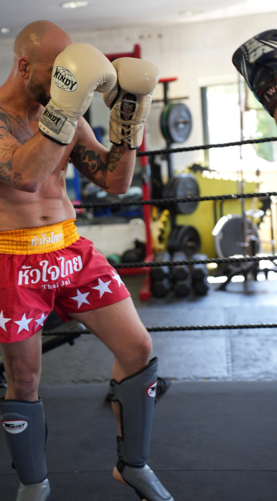 Traditional Muay Thai Shorts -Red
