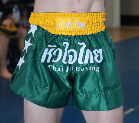 Traditional Muay Thai Shorts - Green
